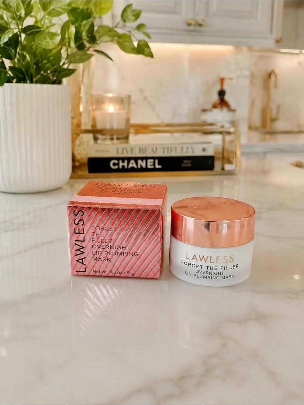 LAWLESS Forget The Filler Overnight Lip-Plumping Mask Sweet Dreams 9g NEW